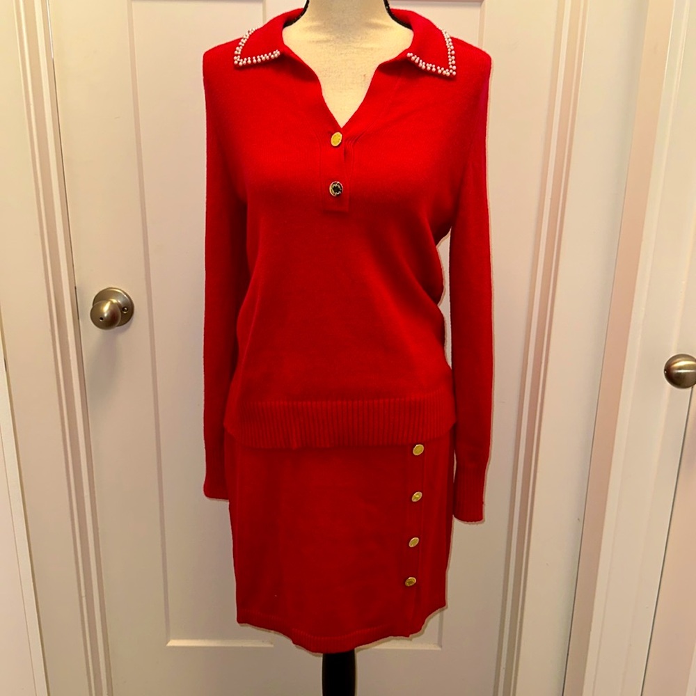 NWOT Lilly Pulitzer Holiday Sweater & Skirt Set